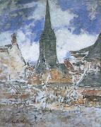 Claude Monet The Bell-Tower of Saint-Catherine at Honfleur oil on canvas